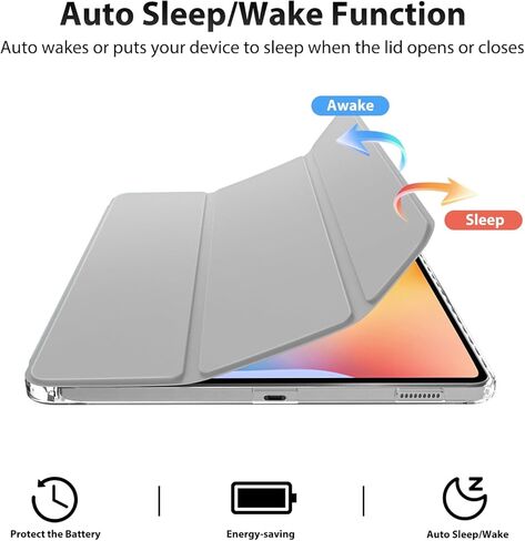 حافظة DUNNO لهاتف Samsung Galaxy Tab S6 Lite 10.4 بوصة 2024/2022/2020 مع حامل قلم S، غطاء نحيف للغاية مقاوم للصدمات مع غطاء خلفي شفاف عالي لجهاز Galaxy Tab S6 Lite الجديد 10.4 بوصة 2024 (أسود) in Kuwait