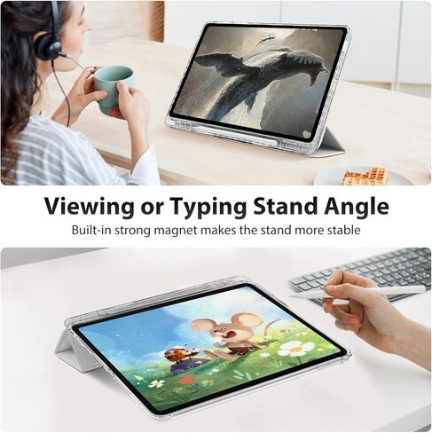 حافظة DUNNO لهاتف Samsung Galaxy Tab S6 Lite 10.4 بوصة 2024/2022/2020 مع حامل قلم S، غطاء نحيف للغاية مقاوم للصدمات مع غطاء خلفي شفاف عالي لجهاز Galaxy Tab S6 Lite الجديد 10.4 بوصة 2024 (أسود) in Kuwait