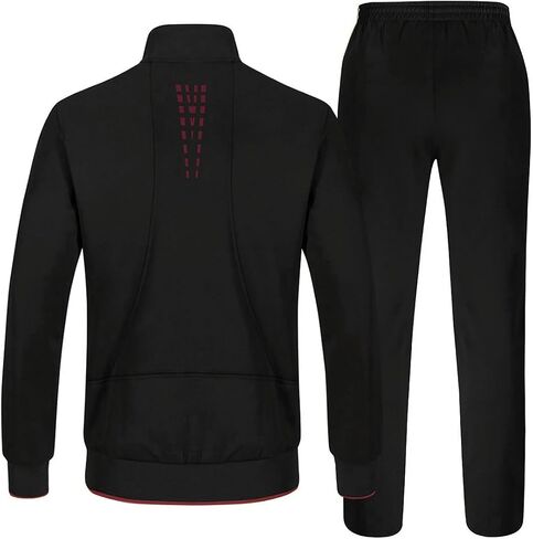TBMPOY Men's Tracksuits Sweatsuits for Men Sweat Track Suits 2 Piece Casual Athletic Jogging Warm Up Full Zip Sets in Saudi Arabia