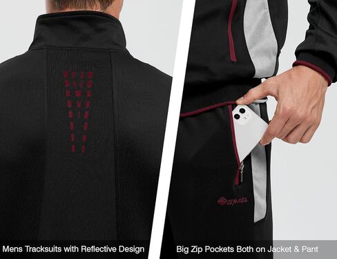 TBMPOY Men's Tracksuits Sweatsuits for Men Sweat Track Suits 2 Piece Casual Athletic Jogging Warm Up Full Zip Sets in Saudi Arabia