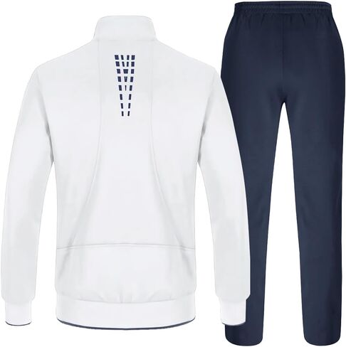 TBMPOY Men's Tracksuits Sweatsuits for Men Sweat Track Suits 2 Piece Casual Athletic Jogging Warm Up Full Zip Sets in Saudi Arabia