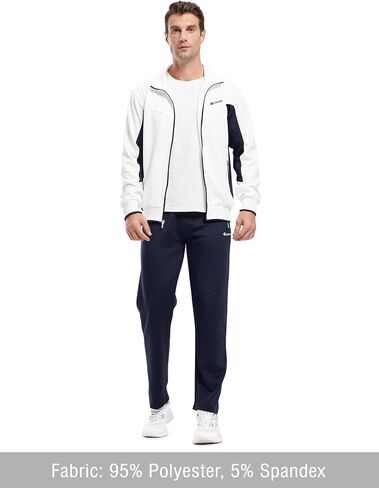 TBMPOY Men's Tracksuits Sweatsuits for Men Sweat Track Suits 2 Piece Casual Athletic Jogging Warm Up Full Zip Sets in Saudi Arabia