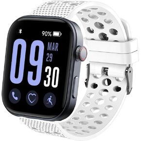 GTX13, GTX12 Smart Watches Band, Lamshaw 22mm Silicone Replacement Wristbands Sport Strap with Metal Buckle Compatible for Fitpolo GTX12, ENOMIR GTX12, Tensky GTX12, uaue T60, QXQ T60, QCOQ T60 Smart Watches