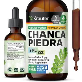 Chanca Piedra Tincture - Natural Kidney Health Support Liquid - Chanca Piedra Stone Breaker & Gallbladder Cleanse Formula - Vegan, Alcohol & Sugar Free Drops - 4 oz
