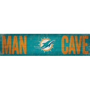 Fan Creations Miami Dolphins Man Cave Sign, Multicolored