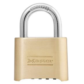 Master Lock 175 2" Wide Resettable Combination Brass Padlock