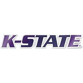 Kansas State Sticker Wildcats K-State Purple Logo Car Decal Heavy-Duty Weatherproof Officially Licensed NCAA Vinyl for Bumpers, Windows, Laptops, Water Bottles or Coolers (Kansas State University)