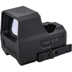 URSA Multi-Reticle Open Reflex Sight 1x35mm Red Dot Sight 3 Target Modes 12 Reticles Optics Gun Sight with QD Mount, Auto-Off & Shake Awake Illuminated Weapon Sight IPX7 Waterproof Black