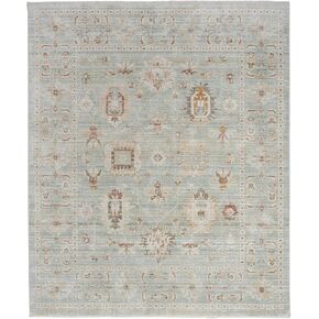 Nourison Traditional Home Traditional Terracotta 7'10" x 10'1" Area -Rug, Easy -Cleaning, Non Shedding, Bed Room, Living Room, Dining Room, Kitchen (8x10)