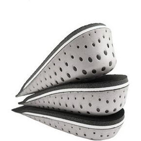 Memory Foam Breathable Invisible Height Increase Insole Insert Heel Lifting Shoe Pads Cushion (4.3cm)