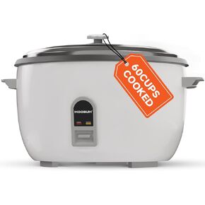Electric Rice Cooker with One Touch for Asian Japanese Sushi Rice, 5-cup Uncooked, Fast&Convenient Cooker with Steamer, Removable Inner Cover and Auto Warmer, Blue
