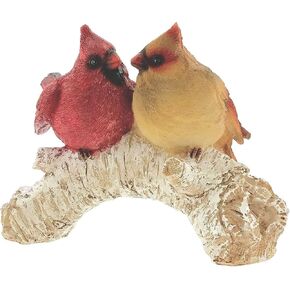 The Bridge Collection Resin Cardinal Pair on Tree Branch Figurine in Saudi Arabia
