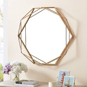 FirsTime & Co.® Gold Gabriella Mirror, American Crafted, Gold, 31 x 3 x 30 ,