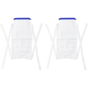 Comfortable Reusable Medical Large Ice Bags, Refillable Ice Packs with 4 Adjustable Ties for Cold Therapy, Muscle Pain Relief and Ankle, Knee, Neck, Shoulder Injuries (2 Pack)