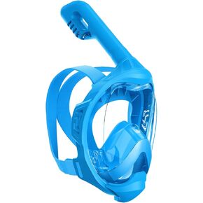 Snorkel Mask, Full Face Snorkel Mask,Snorkeling Gear for Kids,Diving Mask, Mask and Snorkel,180 Degree Panoramic View Anti-Leak Anti-Fog