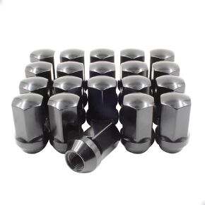 OEM Style Lug Nut 1/2" Black Lug Nuts Fits Jeeps Prior to 2018 Using Jeep Wheels (2018-2022) Fits Ram Prior to 2001 Using Ram Wheels (After 2001) Wheel Lug Nut (20)