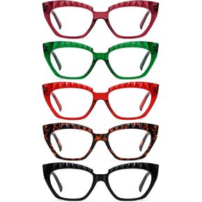 Eyekepper 5-pack Reading Glasses For Women Stylish Readers 2.5