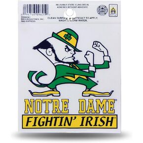 Rico Industries NCAA Notre Dame Fighting Irish Small Static Cling Decal