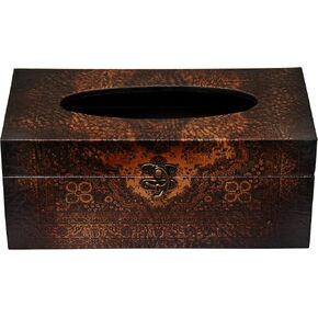 Red Lantern Olde-Worlde European Tissue Box 1, Brown
