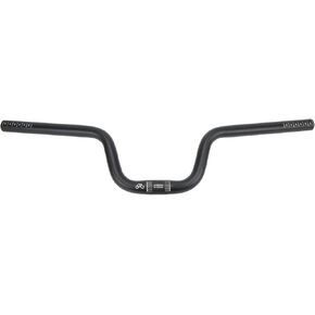 VBESTLIFE Bike Riser Handlebar, Dia 25.4mm Aluminum Alloy Bike Swallow Shaped Handlebar Fits for Brompton Folding Bike Black