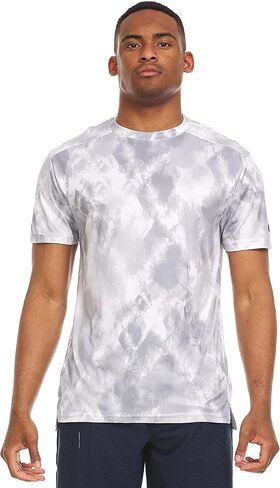 Russell Athletic Mens Dri-Power Victory Tie-Dye Short Sleeve Crew, Concrete, X-Large in Saudi Arabia