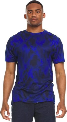 Russell Athletic Mens Dri-Power Victory Tie-Dye Short Sleeve Crew, Concrete, X-Large in Saudi Arabia