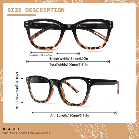 JOSCHOO Reading Glasses 6 Pack Blue Light Blocking Readers Spring Hinge Glasses for Reading for Men and Women in Saudi Arabia