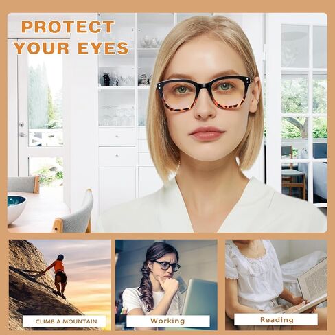 JOSCHOO Reading Glasses 6 Pack Blue Light Blocking Readers Spring Hinge Glasses for Reading for Men and Women in Saudi Arabia