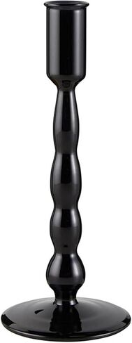 47th & Main Holder for Taper Candle Glass Candlestick Candleholder, 10-Inches High, Plum in Kuwait