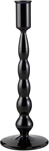 47th & Main Holder for Taper Candle Glass Candlestick Candleholder, 10-Inches High, Plum in Kuwait