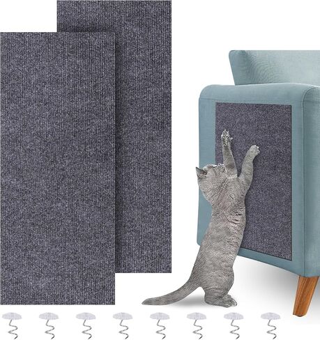 DIY Climbing Cat Scratcher Mat,3 Pack Trimmable Self Adhesive Cat Scratching Pads,23.6"X11.7"Cat Scratching Protector Board for Couch Furniture Wall Corner Cat Tree Post Carpet Shelf Shelves in Saudi Arabia