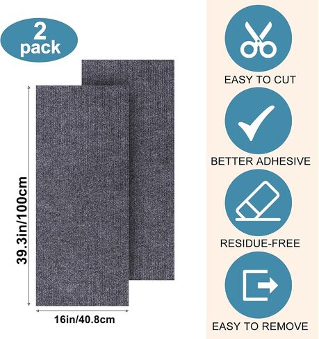 DIY Climbing Cat Scratcher Mat,3 Pack Trimmable Self Adhesive Cat Scratching Pads,23.6"X11.7"Cat Scratching Protector Board for Couch Furniture Wall Corner Cat Tree Post Carpet Shelf Shelves in Saudi Arabia