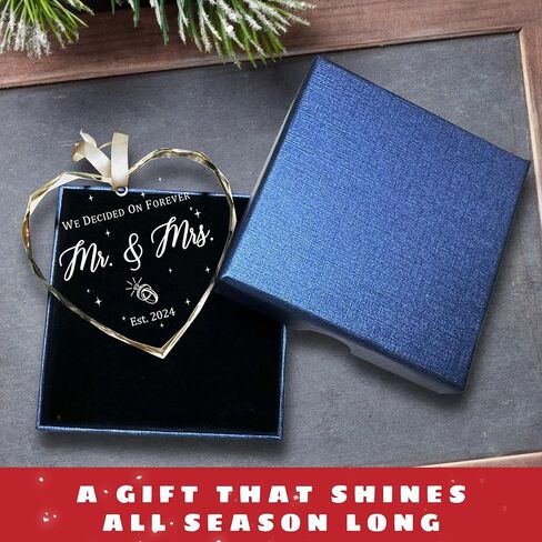 Engagement Gifts for Couples - Gifts for Newly Engaged Couples - Happy Engagement Gifts for Her, Bride, Bride to Be - Just Engaged Gifts for Her - Engagement Christmas Ornament 2024 - Engaged Ornament in Saudi Arabia