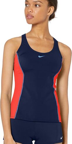 Nike Women's Standard Color Surge Powerback Tankini Swimsuit Set in Saudi Arabia