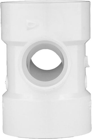 أنبوب شارلوت 4 × 4 × 2 × 2 DWV DBL Sanitary TEE REDUC DWV (الصرف والنفايات والتهوية) (قطعة واحدة) in Kuwait