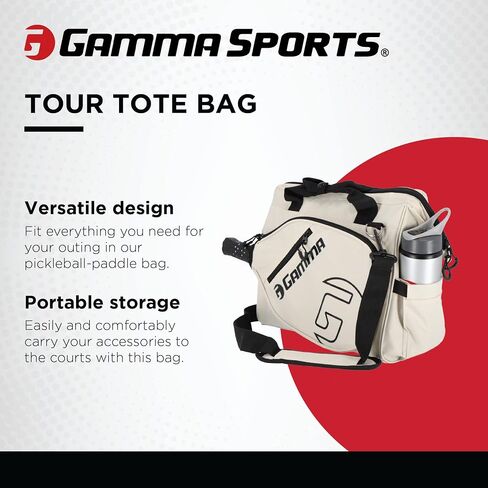 GAMMA Sports Pickleball & Racquet Bags, Sling Bag, Tote Bag, Tour Backpack, Adjustable Bags with Room for Paddles, Gear, Clothes, Water Bottles, for Men and Women, Hit The Courts in Style! in Saudi Arabia