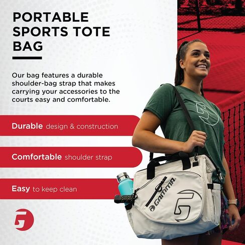 GAMMA Sports Pickleball & Racquet Bags, Sling Bag, Tote Bag, Tour Backpack, Adjustable Bags with Room for Paddles, Gear, Clothes, Water Bottles, for Men and Women, Hit The Courts in Style! in Saudi Arabia