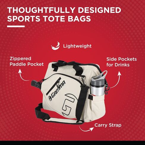 GAMMA Sports Pickleball & Racquet Bags, Sling Bag, Tote Bag, Tour Backpack, Adjustable Bags with Room for Paddles, Gear, Clothes, Water Bottles, for Men and Women, Hit The Courts in Style! in Saudi Arabia