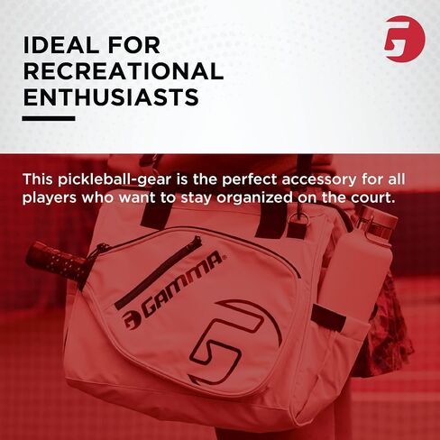 GAMMA Sports Pickleball & Racquet Bags, Sling Bag, Tote Bag, Tour Backpack, Adjustable Bags with Room for Paddles, Gear, Clothes, Water Bottles, for Men and Women, Hit The Courts in Style! in Saudi Arabia