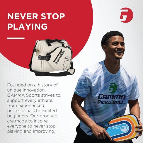 GAMMA Sports Pickleball & Racquet Bags, Sling Bag, Tote Bag, Tour Backpack, Adjustable Bags with Room for Paddles, Gear, Clothes, Water Bottles, for Men and Women, Hit The Courts in Style! in Saudi Arabia