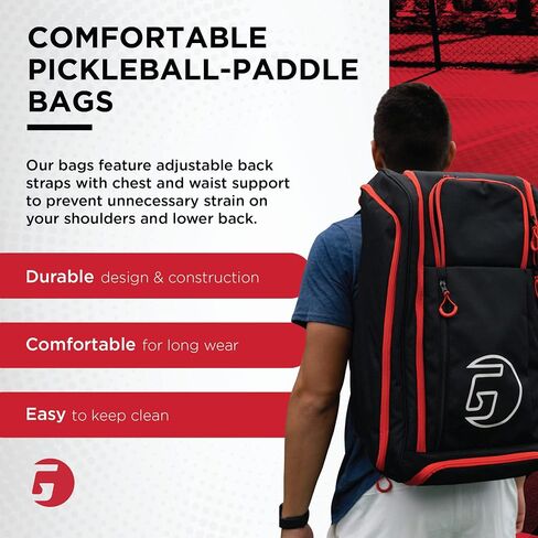 GAMMA Sports Pickleball & Racquet Bags, Sling Bag, Tote Bag, Tour Backpack, Adjustable Bags with Room for Paddles, Gear, Clothes, Water Bottles, for Men and Women, Hit The Courts in Style! in Saudi Arabia