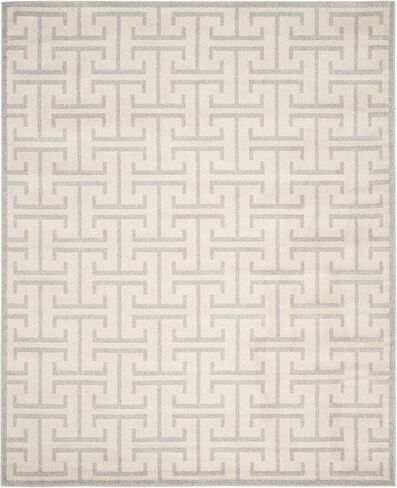 SAFAVIEH Amherst Collection Area Rug - 8' x 10', Wheat & Beige, Geometric Design, Non-Shedding & Easy Care, Ideal for High Traffic Areas in Living Room, Bedroom (AMT404S) in Saudi Arabia