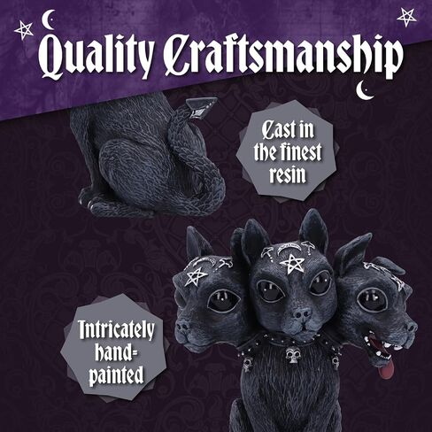 Nemesis Now Cult Cuties Lucifly 10.7cm, Resin, Black, Cult Cuties Dragon Figurine, Scarily Adorable Horned Dragon Figurine, Silver Detailing, Cast in The Finest Resin, Lovingly Hand-Painted in Saudi Arabia