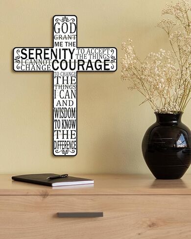 Putuo Decor Floral Cross Wall Decor Painted Decorative Wooden Inspirational Cross Spanish Style Wall Cross Decor Mexican Art Wall Decor Crucifix for Home Room Church Decoration in Kuwait