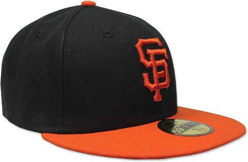 عصر جديد 59FIFTY San Francisco Giants Black MLB 2017 مجموعة أصلية في الميدان قبعة بديلة مناسبة مقاس 7 3/8 in Saudi Arabia