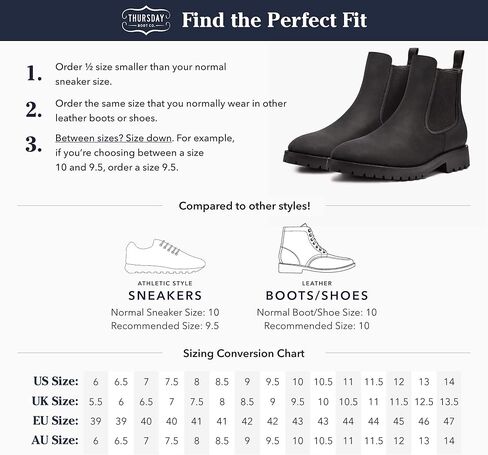 حذاء رجالي من شركة Thursday Boot Company Legend Rugged Resilient Chelsea، Safari، 11.5 in Kuwait