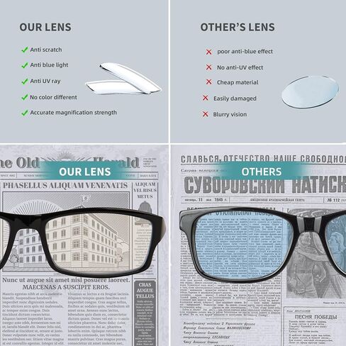 Reading Glasses 3 Pairs Quality Readers Spring Hinge Glasses for Reading for Men and Women 8892 in Saudi Arabia