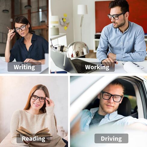 Reading Glasses 3 Pairs Quality Readers Spring Hinge Glasses for Reading for Men and Women 8892 in Saudi Arabia
