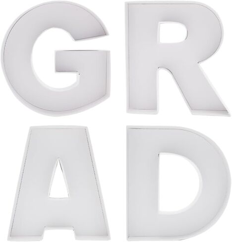 8inch 2024 of Class Graduation Cardboard Number Fillable Charcutrerie Board Sweet Treat Party Decorative Box (GRAD), sh-grad24 in Saudi Arabia