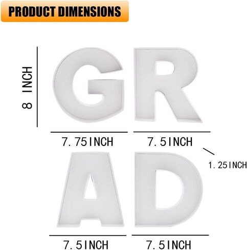 8inch 2024 of Class Graduation Cardboard Number Fillable Charcutrerie Board Sweet Treat Party Decorative Box (GRAD), sh-grad24 in Saudi Arabia
